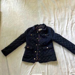 Cherokee Girls Quilted Warm Jacket Size L Blue Uniform